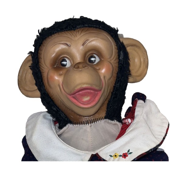 Exercise Gym Partner, Rubber Face Monkey VINTAGE Workout Mascot - Picture 2 of 12